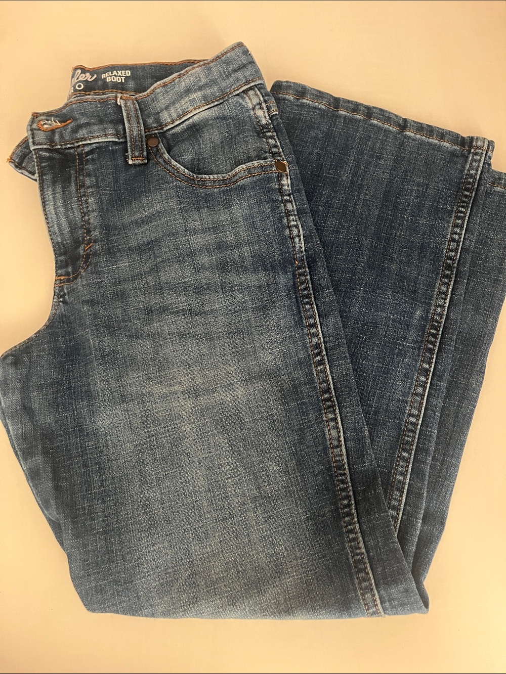 Wrangler Retro Boys Husky Size 12 Bootcut Jeans EUC